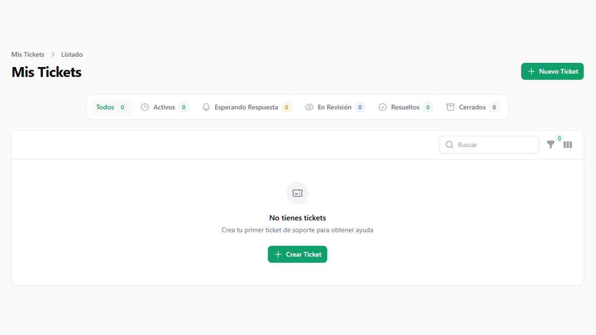 Crea y gestiona tus tickets directamente desde tu cuenta UXEM