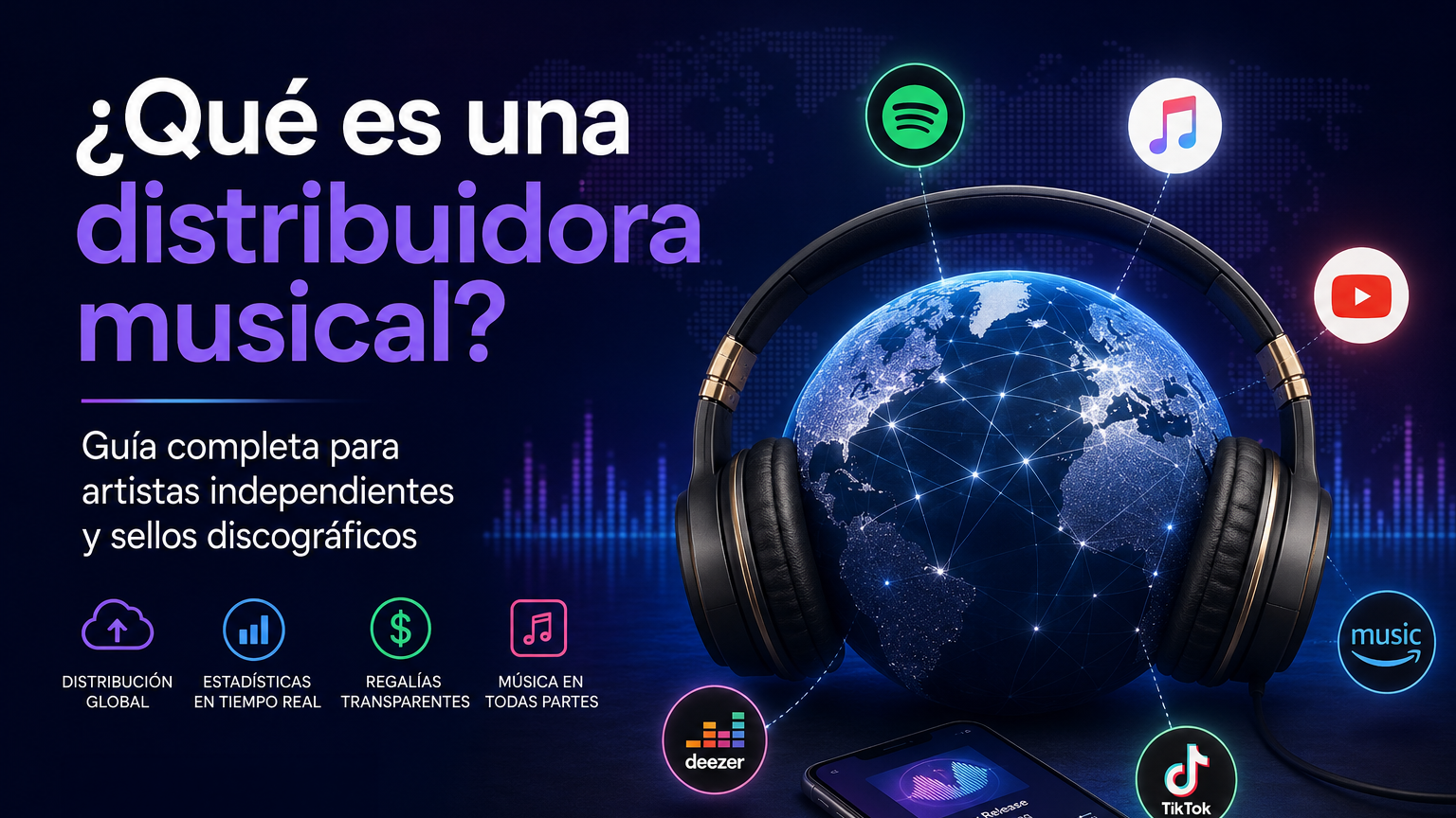 ¿Qué es una distribuidora musical? Guía completa para artistas independientes y sellos discográficos
